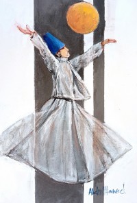 Abdul Hameed, 12 x 18 inch, Acrylic on Canvas, Figurative Painting, AC-ADHD-070